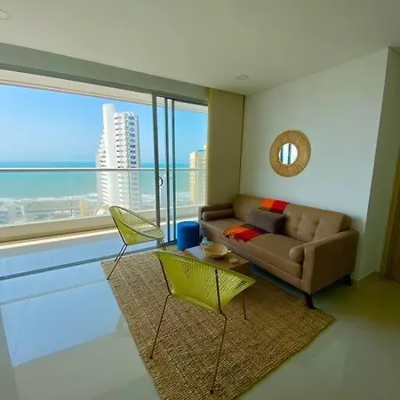 Apartment !nuevo, Lujoso Y Vista Al Mar ! Cartagena